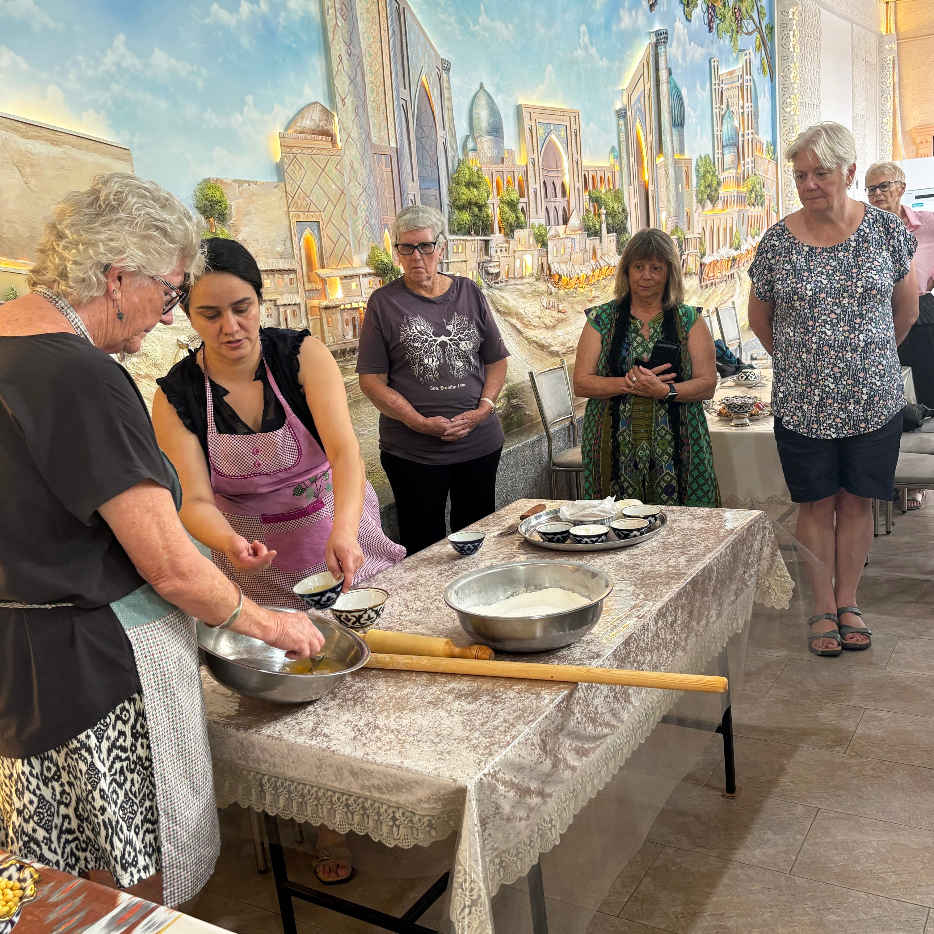 Uzbek Manti Cooking Class 